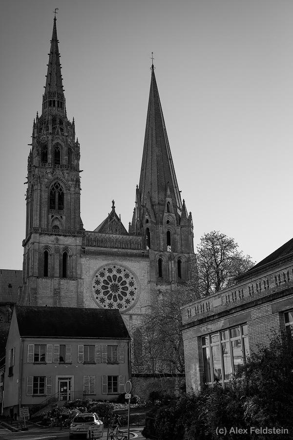 Chartres Cathedral in B&W