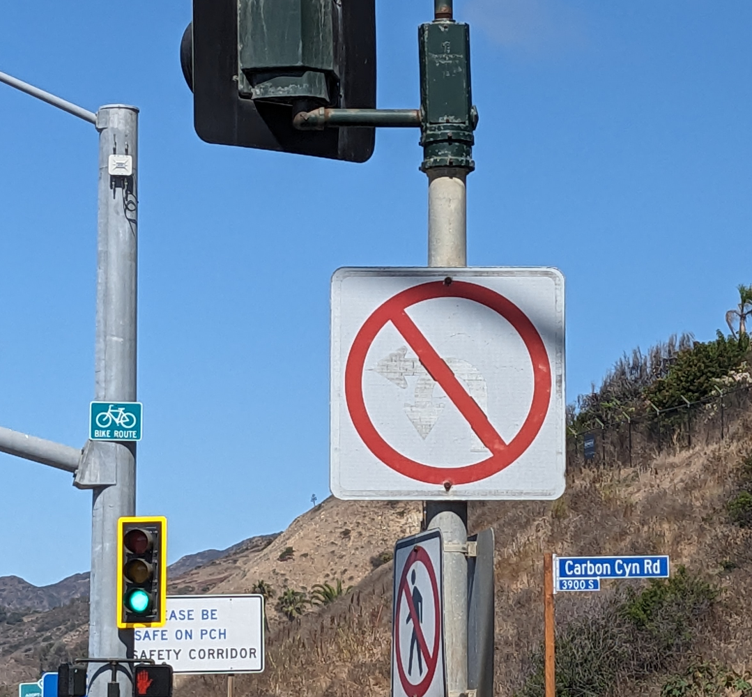 Red circle prohibited sigh with nothing on the circle