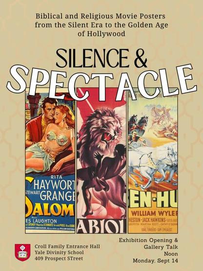 Silence & Spectacle poster of movie posters. 