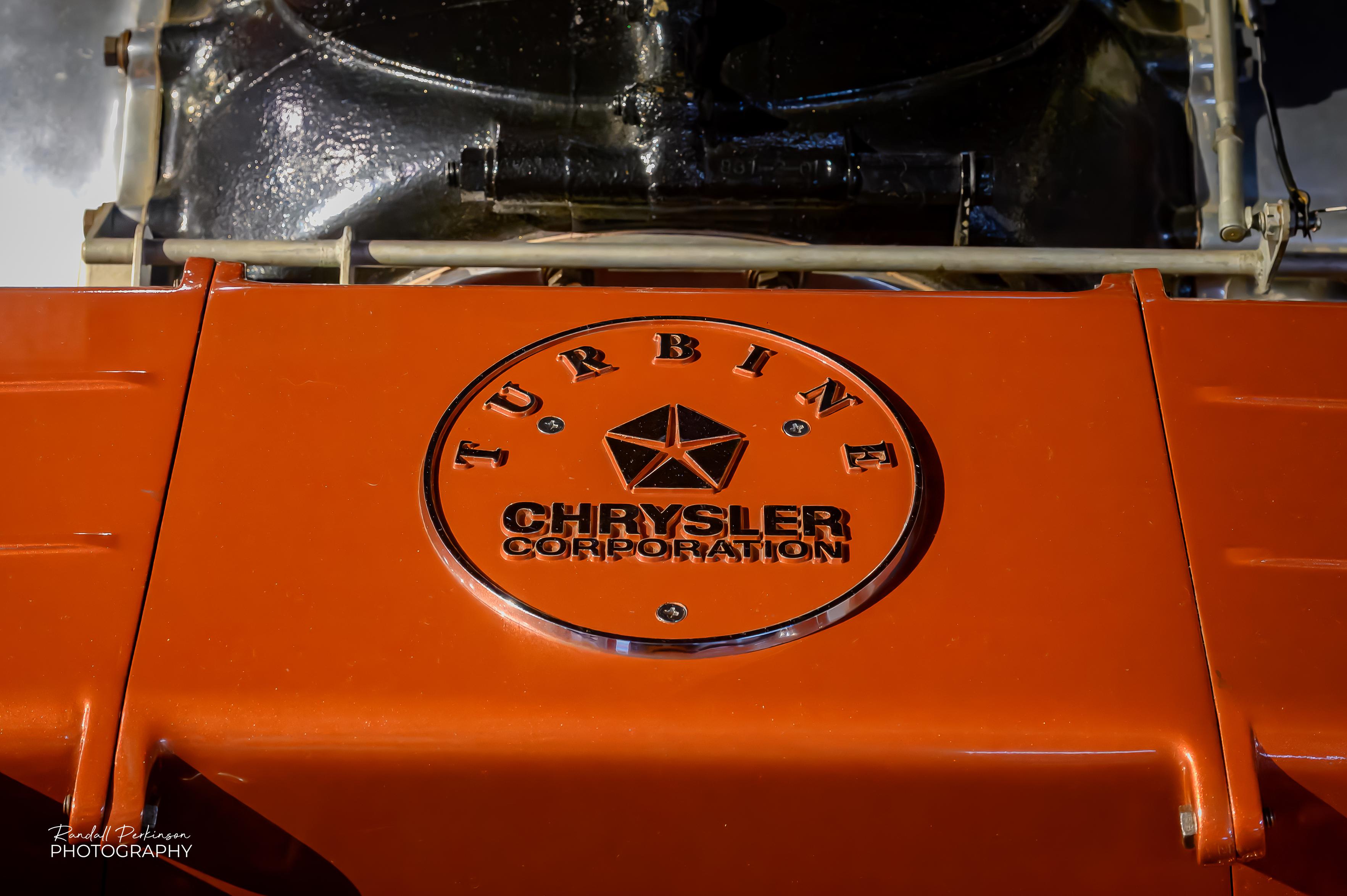 Engine bay of the Chrysler Turbine Car.