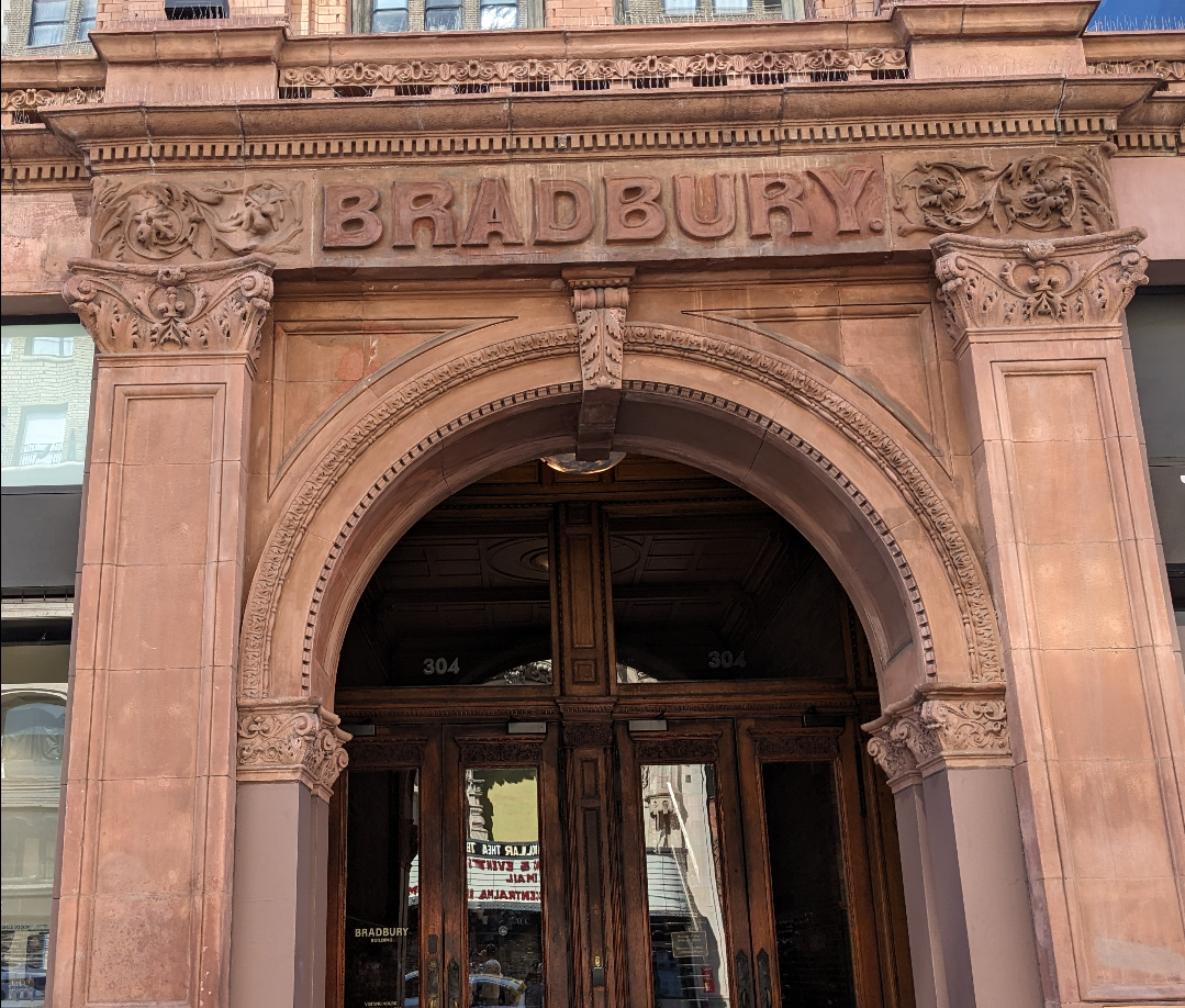 Entrance to the Bradbury Building