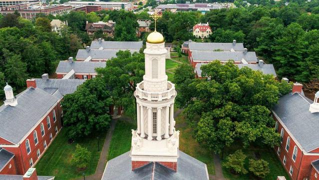 Marquand Chapel steeple