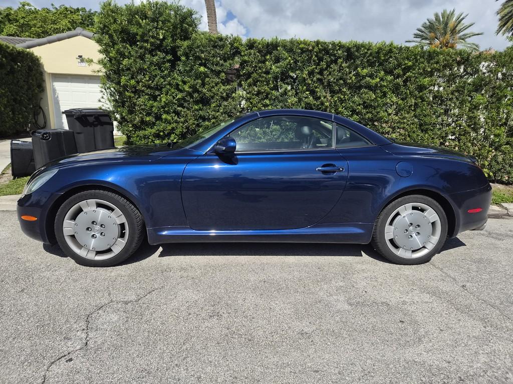 Blue Lexus SC430