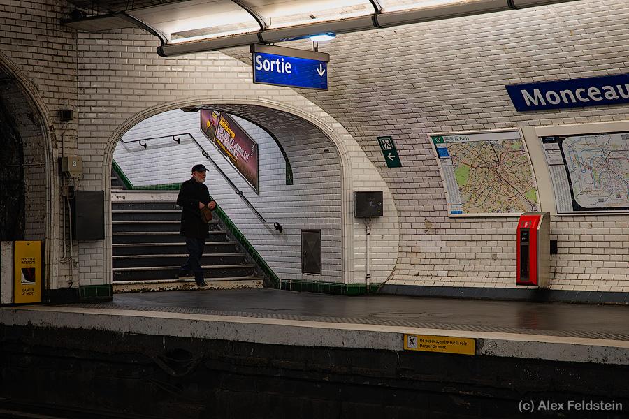 Paris Metro Monceau station