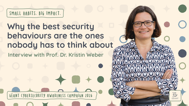 Interview article banner: Why the best security behaviours are the ones nobody has to think about | Interview with Prof. Dr. Kristin Weber