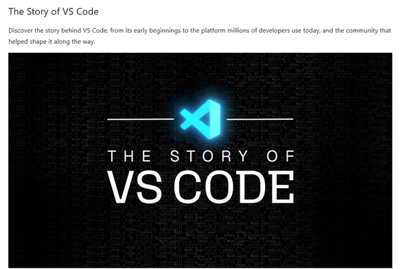 VSCode documentary announcement