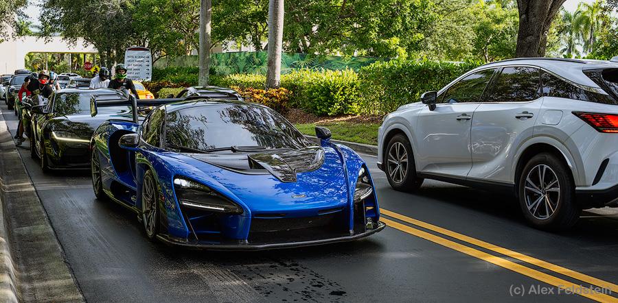Blue McLaren Senna