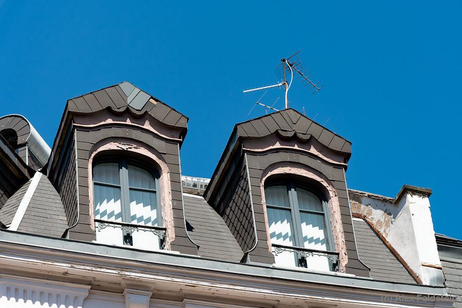 Top windows (dormers) in Strasbourg
